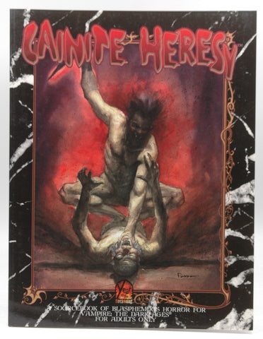 Cainite Heresy: A Sourcebook of Blasphmeous Horror for Vampire, The Dark Ages, by Langlois, Jason, Hite, Ken, Bergstrom, R.  