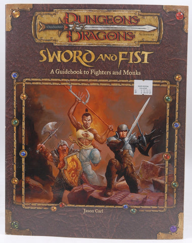 D&D 3.5 Sword and Fist VG+ 3.5 RPG, by Jason Carl  