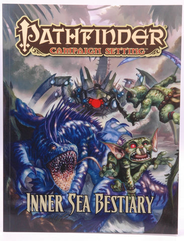 Pathfinder Campaign Setting: Inner Sea Bestiary, by Russ Taylor,Jason Nelson,Erik Mona,Rob McCreary,James Jacobs,Jim Groves  