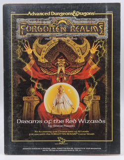 Dreams of Red Wizards/Module Fr6 (Advanced Dungeons and Dragons Forgotten Realms Accessory), by Perrin, Steve  