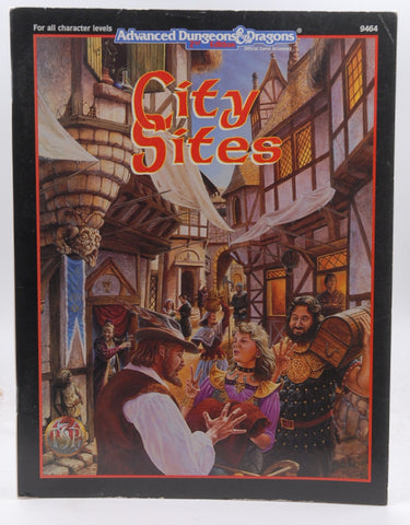 City Sites (Advanced Dungeons and Dragons 2nd Edition), by Williams, Skip  