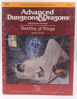 Destiny of Kings (Advanced Dungeons & Dragons Adventure, No. N3), by Bourne, Stephen  