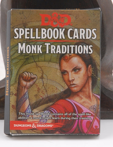 D&D 5e Spellbook Cards Monk Traditions, by Staff  