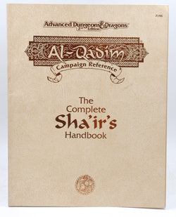 The Complete Sha'ir's Handbook, 2nd Edition (Advanced Dungeons and Dragons / Al-Quadim Campaign Reference), by Kurtz, Steve  