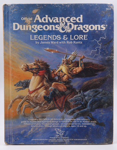 Official Advance Dungeons & Dragons Legends & Lore, by James and Robert Kuntz Ward  