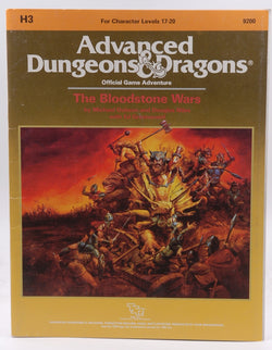 The Bloodstone Wars  [Advanced Dungeons & Dragons Official Adventure Game] [For Character Levels 17-20], by Michael Dobson, Doug Niles  