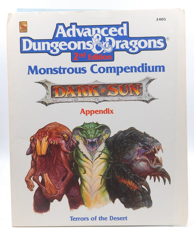 Terrors of the Desert (Monstrous Compendium, Dark Sun Appendix), by Tsr  