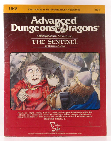 The Sentinel (Advanced Dungeons & Dragons module UK2), by Graeme Morris  