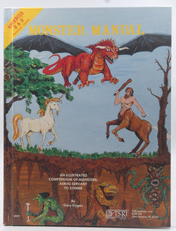 Advanced Dungeons & Dragons Monster Manual: An Alphabetical Compendium of all the Monsters Found in AD&D, Including Attacks, Damage, Special Abilities, and Descriptions, by Gary Gygax  