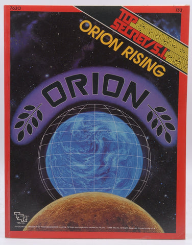 Orion Rising (Top Secret/S.I. Accessory TS3), by   