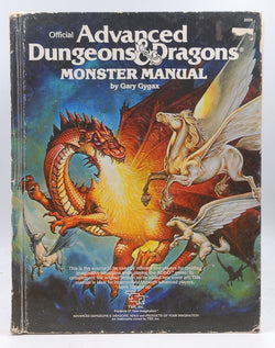 Advanced Dungeons & Dragons Monster Manual: An Alphabetical Compendium of all the Monsters Found in AD&D, Including Attacks, Damage, Special Abilities, and Descriptions, by Gary Gygax  