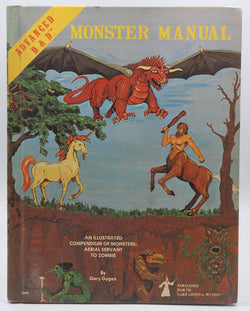 Advanced Dungeons & Dragons Monster Manual: An Alphabetical Compendium of all the Monsters Found in AD&D, Including Attacks, Damage, Special Abilities, and Descriptions, by Gary Gygax  