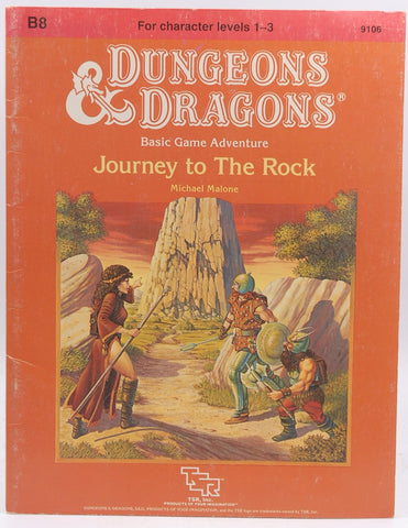 Journey to the Rock (Dungeons & Dragons Module B8), by Malone, Mike  