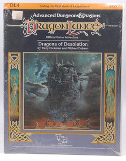 AD&D DL4 Dragons of Desolation SW New, by Tracy Hickman, Michael Dobson  