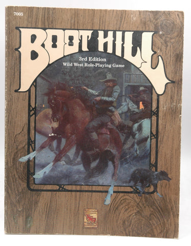 Boothill Wild West Role-Playing Game/Fold-Out Map Bound Inside Book, by Winter, Steve  