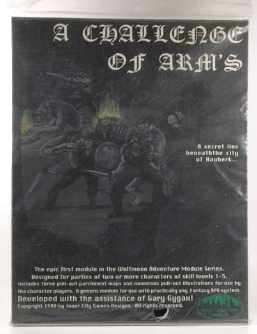 A Challenge of Arm's Wolfmoon Adventure Series, by   