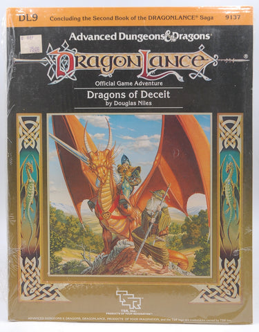 AD&D DL9 Dragonlance Dragons of Deceit SW New Torn, by Douglas Niles  