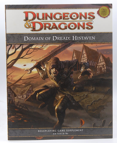 D&D 4e Domain of Dread: Histaven Free RPG Day, by Erik Scott de Bie  
