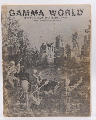 Gamma World Rules Booklet RPG TSR, by James Ward  