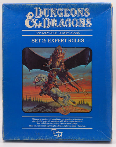 Dungeons and Dragons: Expert Rules, Set Two, by Arneson, Dave, Gygax, Gary  