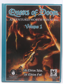 Quests of Doom Vol 1 D&D 5th Compatible, by Staff  