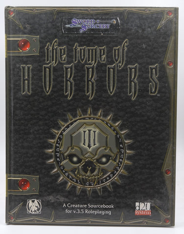 The Tome Of Horrors III (Dungeons & Dragons d20 3.5 Fantasy Roleplaying) (v. 3), by Greene, Scott  