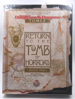 AD&D Return to the Tomb of Horrors SW New, by Cruce R Cordell  