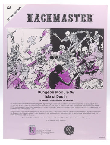 Isle of Death (Hackmaster 4th edition RPG), by Trenton L. Isaacson,Joe Reimers  