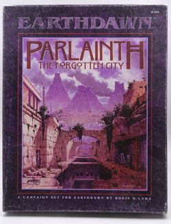 Parlainth: The Forgotten City/Book, 18 Treasure and Creature Cards and Fold-Out Map of Forgotten City/Boxed, by Laws, Robin D.  