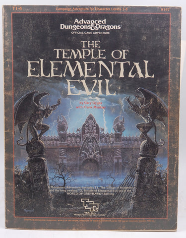 AD&D T1-4 The Temple of Elemental Evil G+, by Gary Gygax  