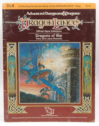 Dragons of War (Dragonlance module DL8), by Hickman, Laura, Hickman, Tracy  