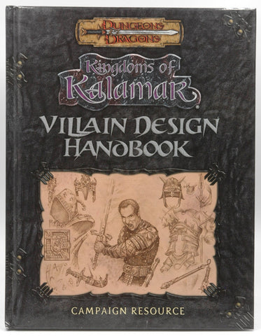 Villain Design Handbook (Dungeons & Dragons: Kingdoms of Kalamar Supplement), by Jelke, Brian, Plemmons, Mark, Morgan, Don, Sylvestre, Jarrett, Ferguson, D. Andrew  