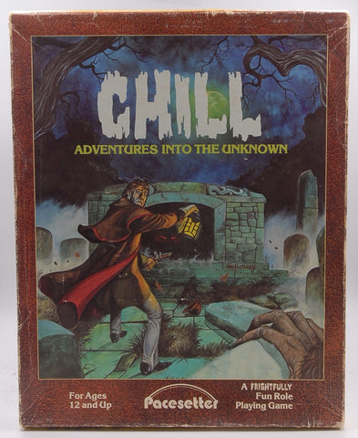 Chill: Adventures into the Unknown, a Frightfully Fun Role Playing Game [BOX SET], by Gali Sanchez; Garry Spiegle; Mark Acres  