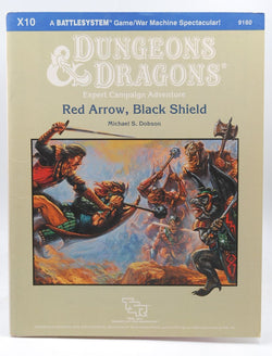 Red Arrow, Black Shield (Dungeon & Dragons Expert Campaign Adventure X10), by Michael S. Dobson  