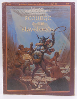 AD&D A1-4 Scourge of the Slavelords Failing Binding, by Staff  