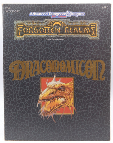 AD&D 2nd Ed Draconomicon G+ w/cover, by Staff  