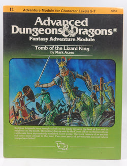 Tomb of the Lizard King  (Advanced Dungeons & Dragons/AD&D Module I2), by Acres, Mark  