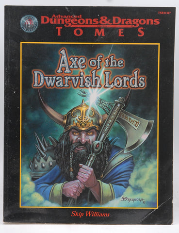 AD&D 2e Axe of the Dwarvish Lords G+, by Skip Williams  