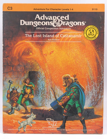 The Lost Island of Castanamir (AD&D Fantasy Roleplaying, RPGA Module C3), by Ken Rolston  