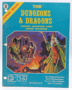 Dungeons & Dragons: Fantasy Adventure Game- Expert Rulebook, by Steve Marsh, Dave Cook  