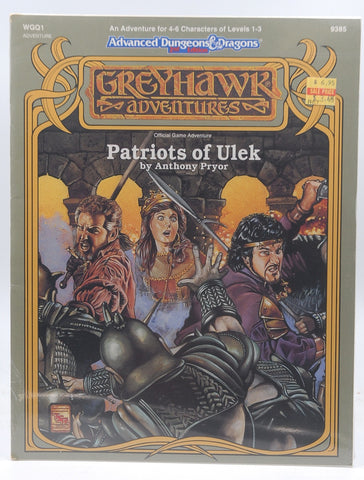 Patriots of Ulek (Advanced Dungeons & Dragons #9385/Greyhawk Adventures Module WGQ1), by Pryor, Anthony  