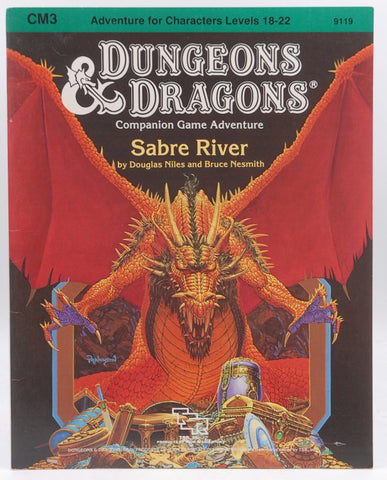 Sabre River (Dungeons & Dragons, CM3), by Bruce Nesmith, Douglas Niles  