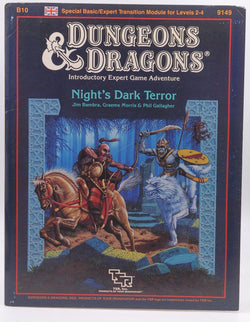 Night's Dark Terror (Dungeons & Dragons Module B10), by Bambra, Jim,Morris, Graeme  