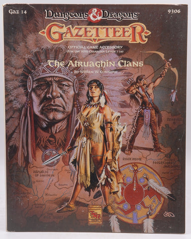 D&D GAZ14 The Atruaghin Clans VG, by William W Connors  