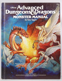 AD&D Monster Manual Dungeons Dragons Dragon / Updated cover / Pegasus, by Gary Gygax  