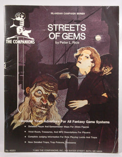 Streets of Gems The Companions Bath Maine RPG Module, by Peter L Rice  