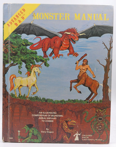 Advanced Dungeons & Dragons Monster Manual: An Alphabetical Compendium of all the Monsters Found in AD&D, Including Attacks, Damage, Special Abilities, and Descriptions, by Gary Gygax  