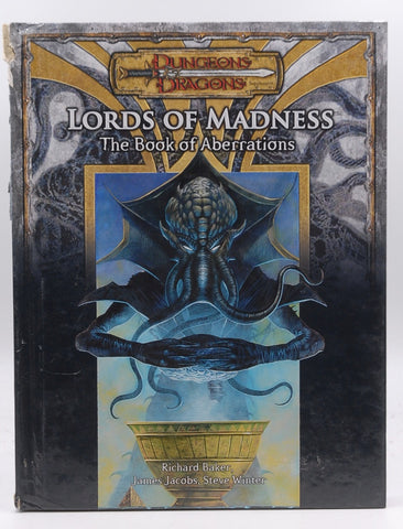 D&D 3.5 Lords of Madness The Book of Aberrations Fair, by Richard Baker, et al  