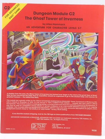 AD&D C2 The Ghost Tower of Inverness Fair lvl 5-7, by Allen Hammack  