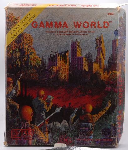 Gamma World Science Fantasy Role-Playing Game (1st edition boxed set), by James Ward  